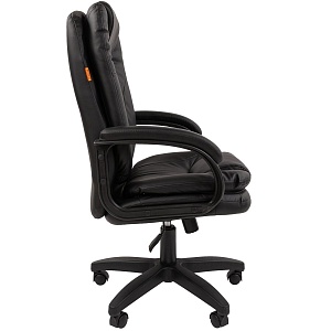 Офисное кресло CHAIRMAN 668LT NEW, экокожа, черный